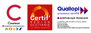 Logo Crealead et Qualiopi